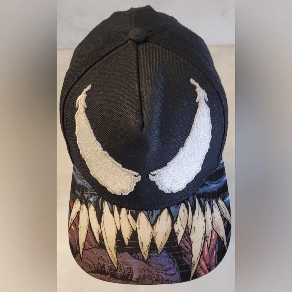 Marvel Bioworld Sublimated Venom Face Snapback Baseball Cap